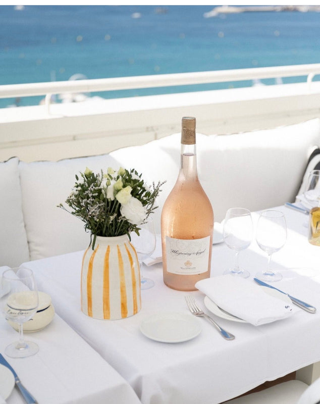 Whispering Angel Rosé wine bottle