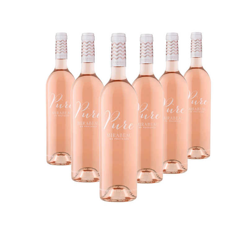 mirabeau pure rose wine case of 6 available to buy online